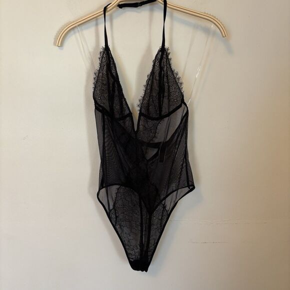 Victoria’s Secret‎ Very Sexy V-wire Teddy M Sheer Lace Lingerie - Picture 1 of 6